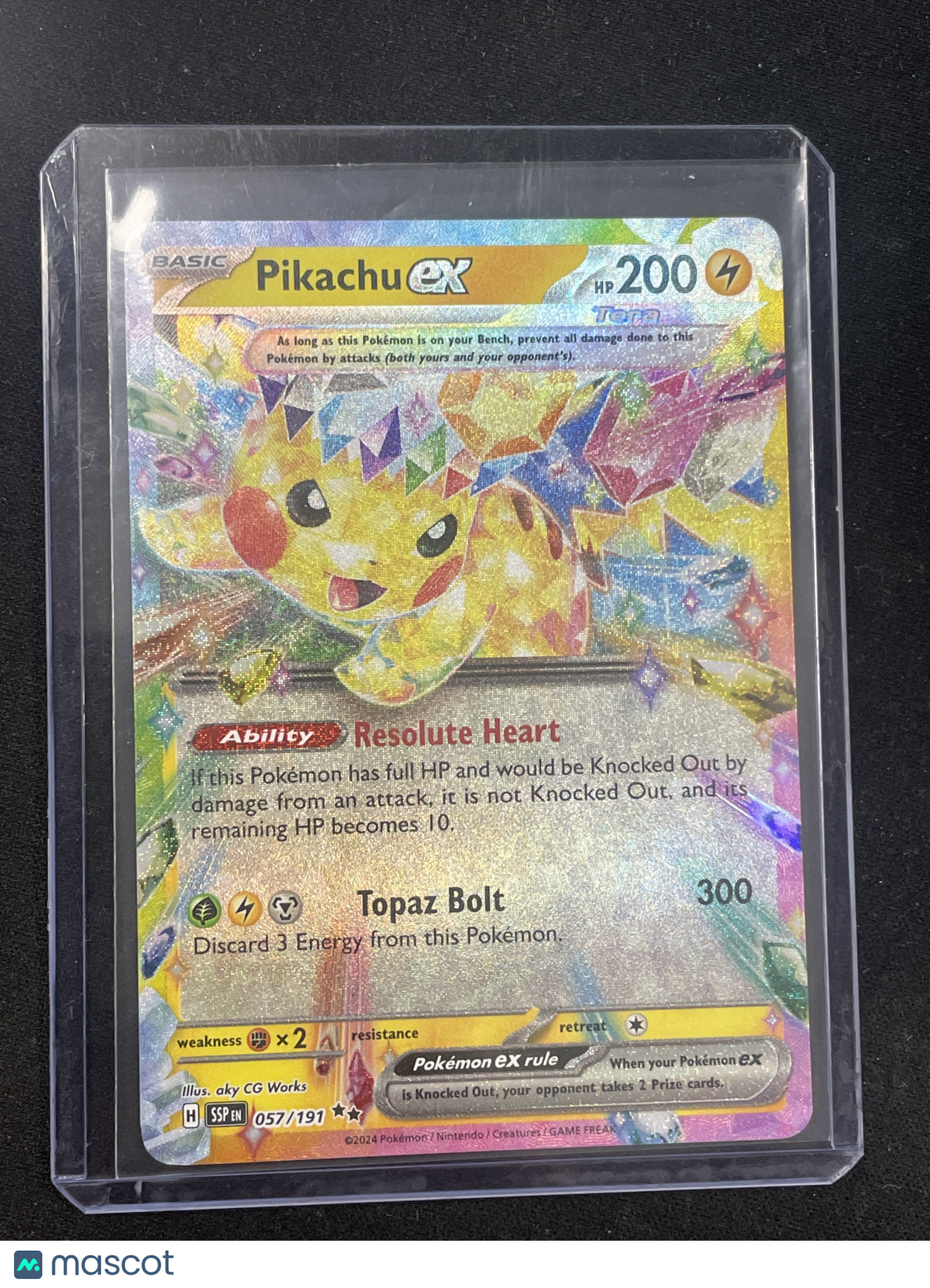 2023 Pokémon TCG Pikachu ex #057/191