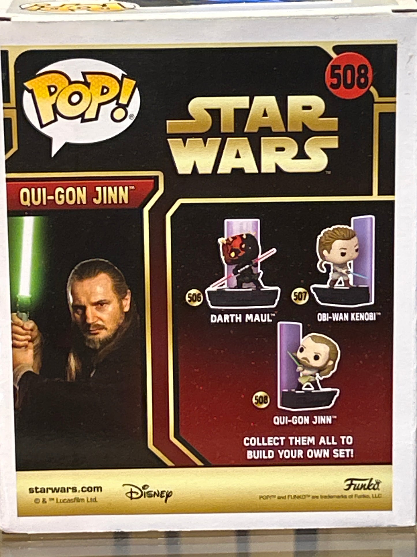 Funko Duel of the Fates: Qui-Gon Jinn  #508 (Good) Amazon Exclusive