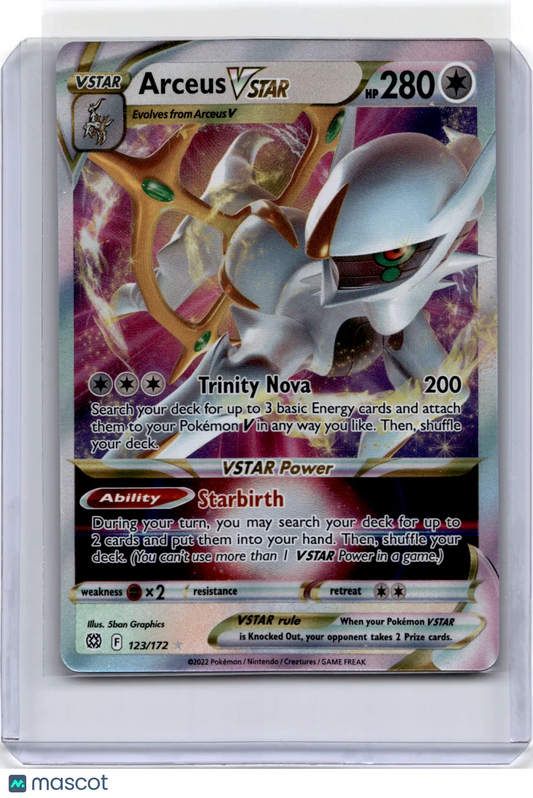 2022 Pokemon Arceus Vstar Brilliant Stars #123/172 - Papa Joey's Collectibles