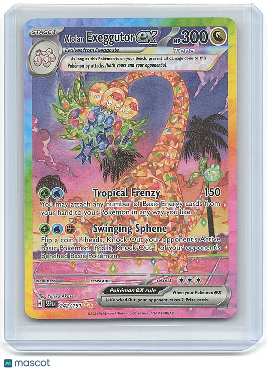 Pokemon Alolan Exeggutor 2023 Pokemon Scarlet & Violet #242/197 EX