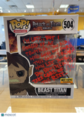 Funko AOT Beast Titan #504 (VG) Hot Topic Exclusive Jason Liebrecht Auto JSA