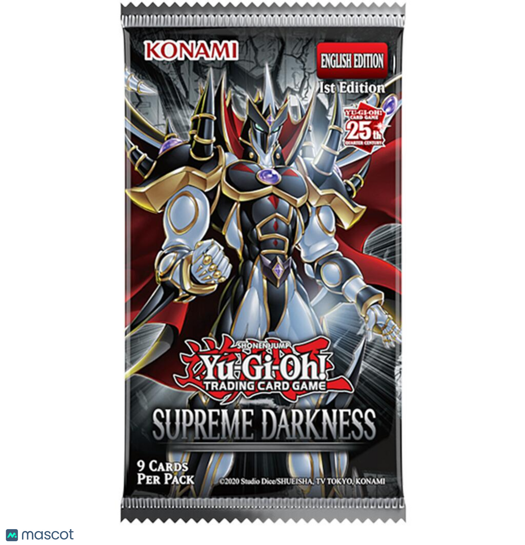 2025 YuGiOh! Supreme Darkness 1st Edition 25th Century Edition Booster Pack - Papa Joey's Collectibles