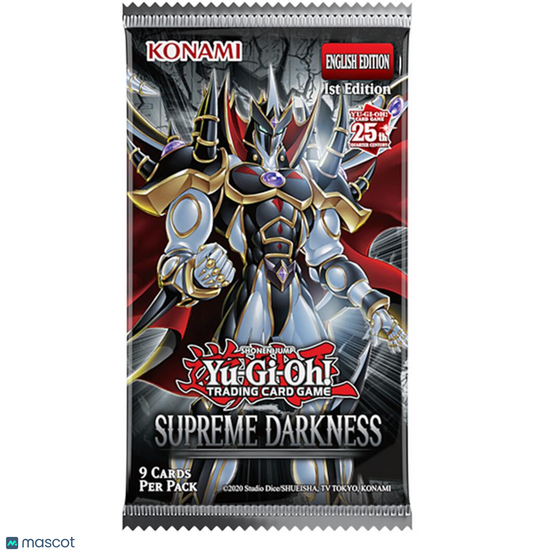 2025 YuGiOh! Supreme Darkness 1st Edition 25th Century Edition Booster Pack