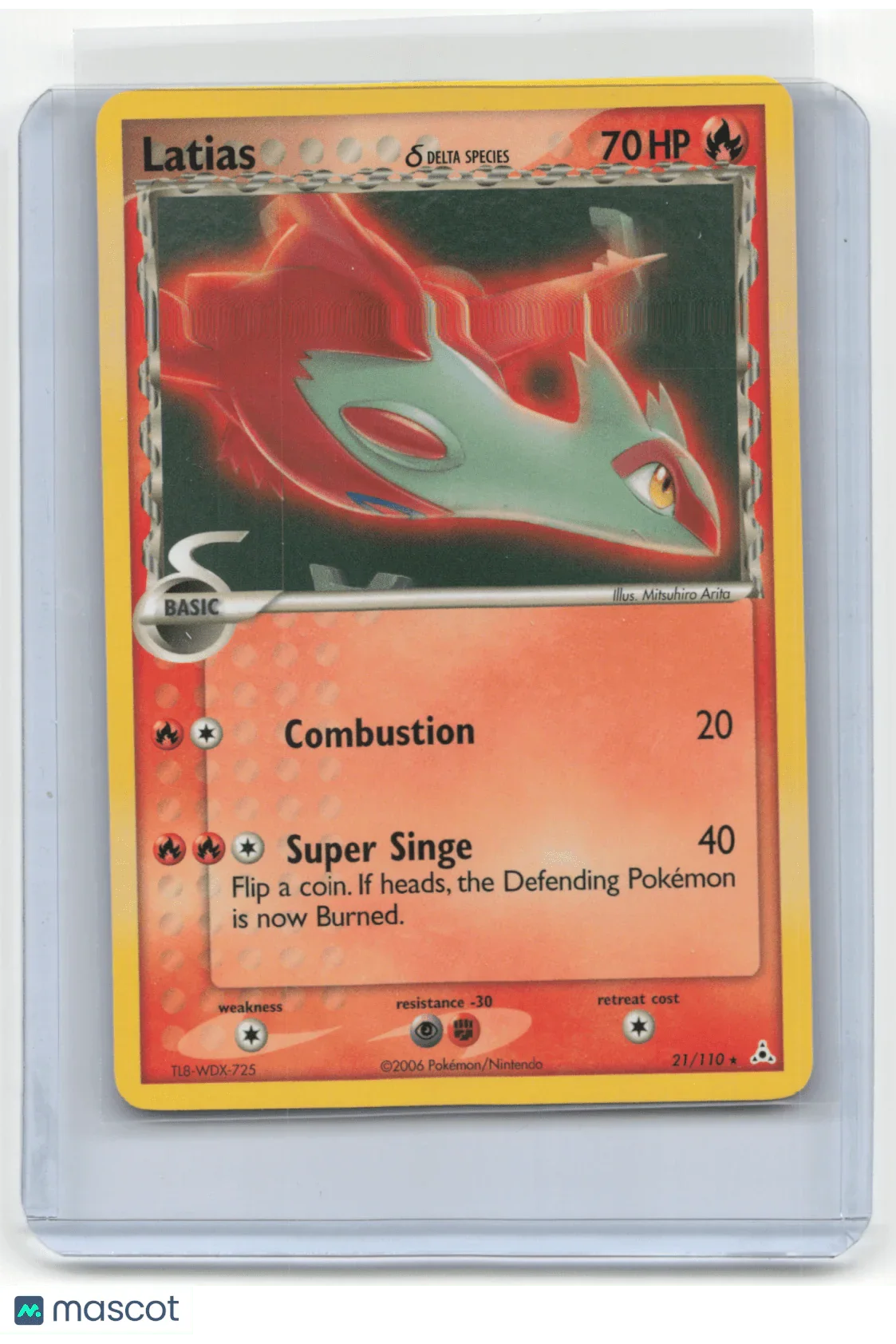 2006 Pokemon Latias EX Holon Phantoms #21/110 Basic - Papa Joey's Collectibles