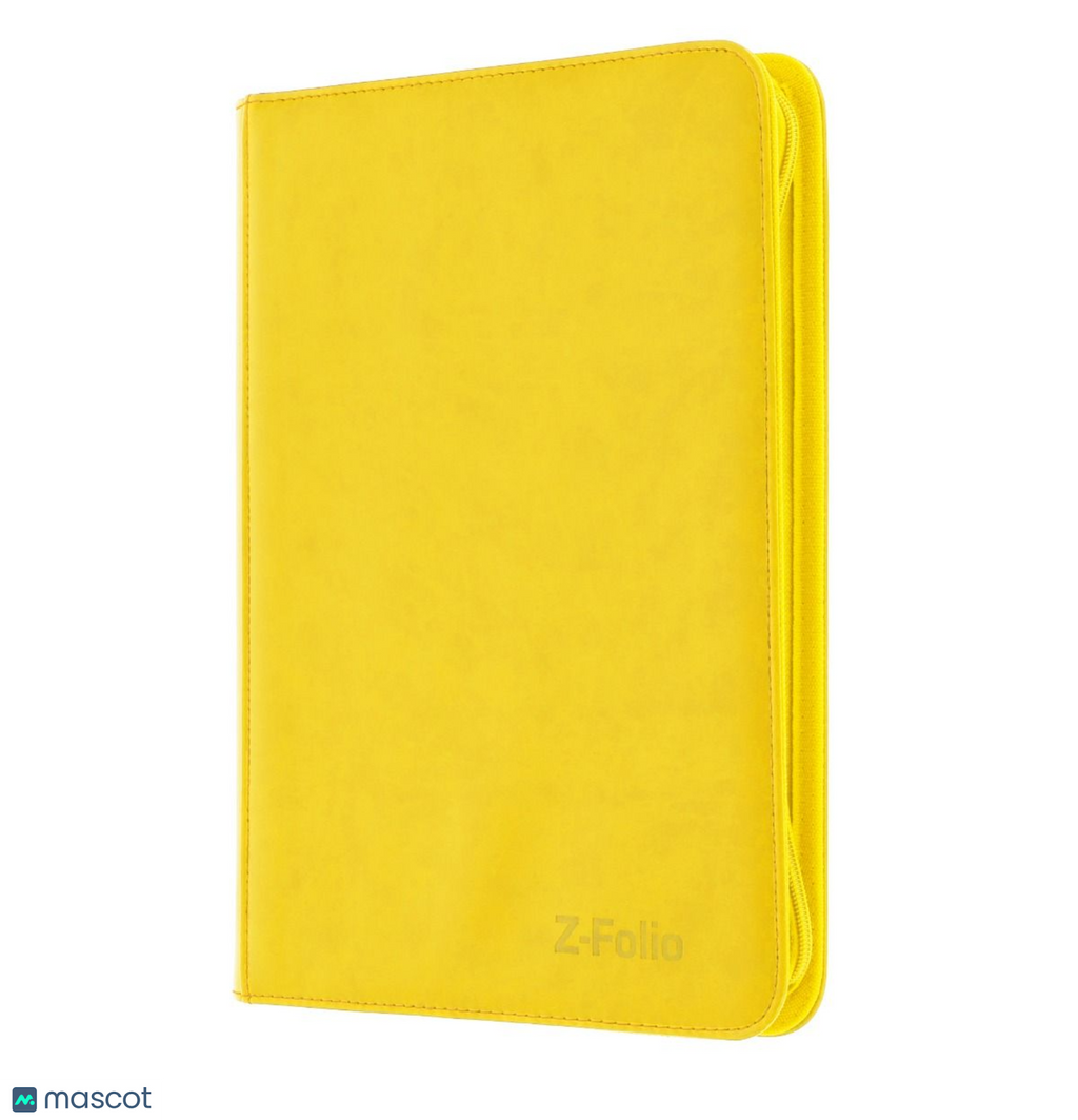 BCW Yellow 9-Pocket 360-ct. Standard size Z-Folio Binder