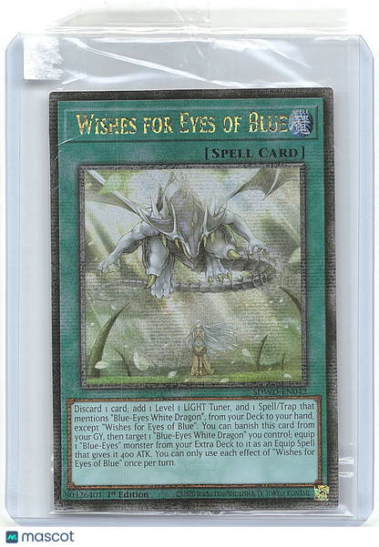 2016 Yu-Gi-Oh!—Wishes for Eyes of Blue #SDCB-EN018 —