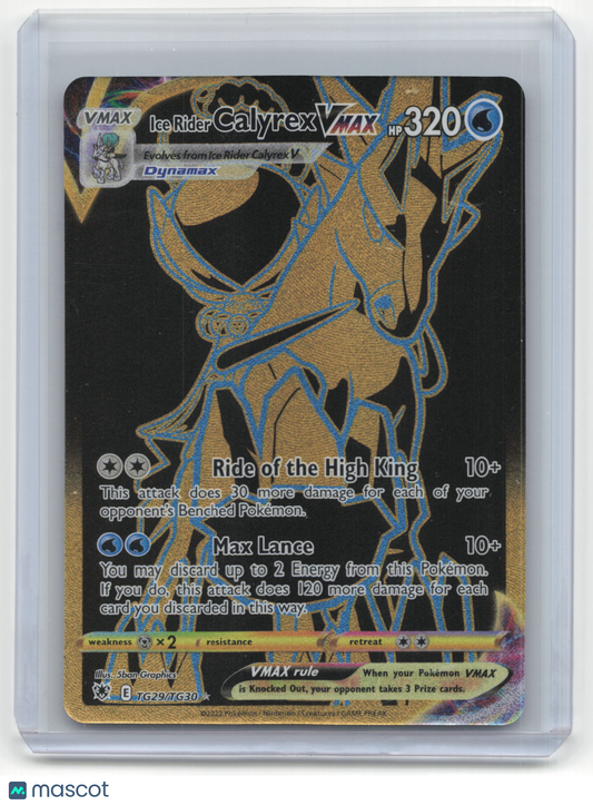2022 Pokemon Ice Rider Calyrex VMAX Astral Radiance #TG29/TG30