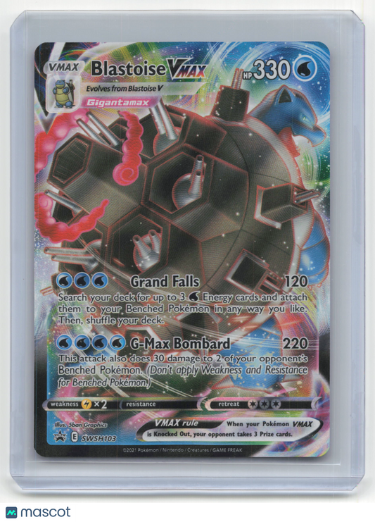 2021 Blastoise VMAX Pokemon Promos #SWSH103 Near Mint