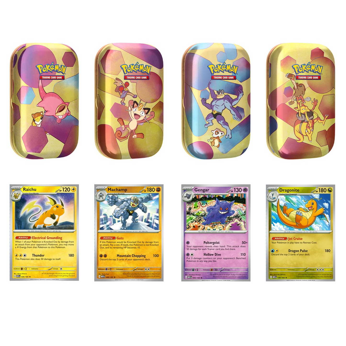 2025 Pokemon TCG: Scarlet & Violet 151 - Mini Tin 4-Pack Bundle