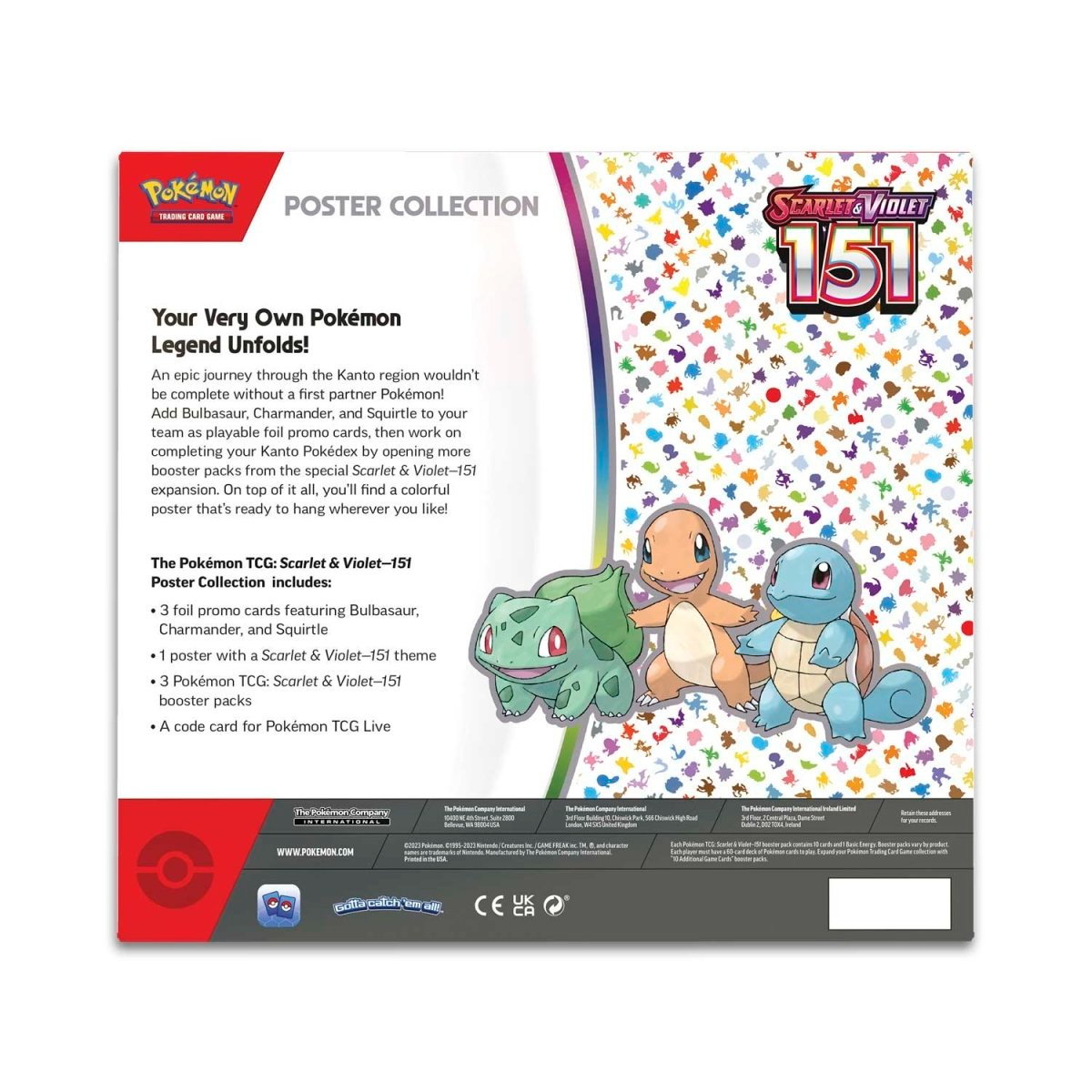 2023 Pokémon TCG: Scarlet & Violet—151 Poster Collection