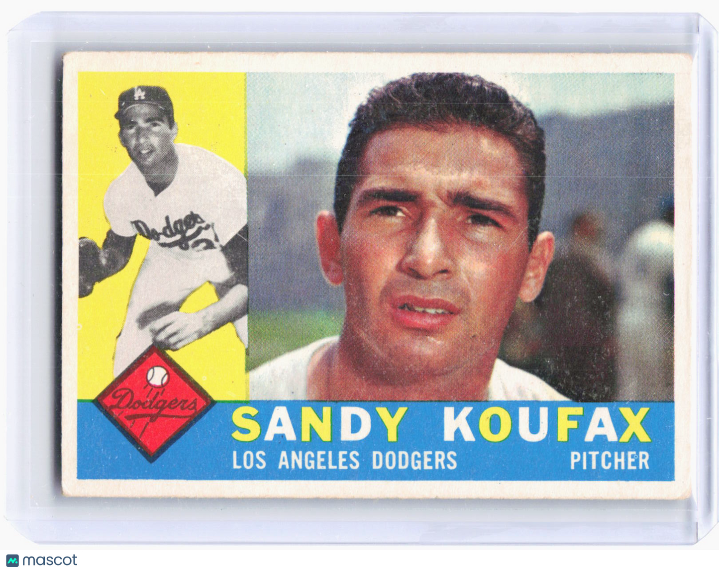 Topps 1960 Topps Baseball—Sandy Koufax #343 —Poor