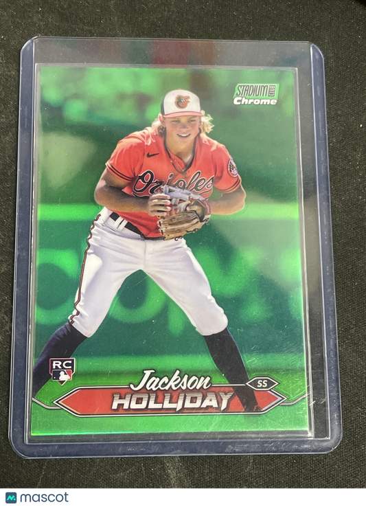2024 Topps Stadium Club Baseball Jackson Holliday Green #211