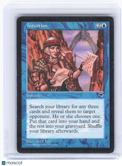 1997 Magic: The Gathering—Intuition #70 Tempest—Rare Non-Foil