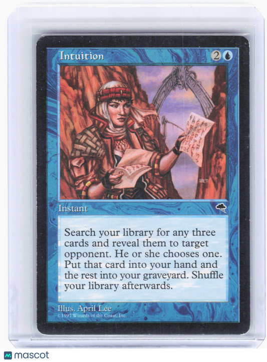 1997 Magic: The Gathering—Intuition #70 Tempest—Rare Non-Foil