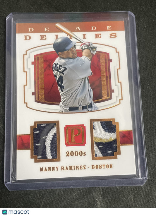 2016 Panini Pantheon Baseball Manny Ramirez Relic /5 #DD-MR
