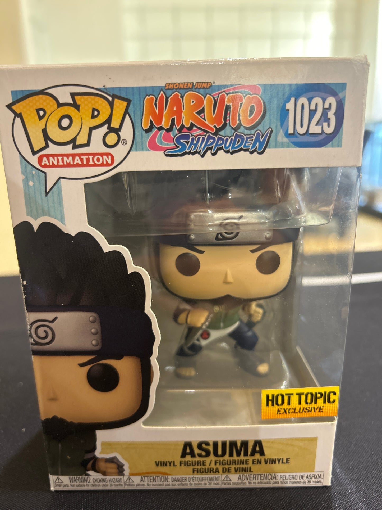 POP! Animation NARUTO SHIPPUDEN 1023 ASUMA Hot Topic Exclusive