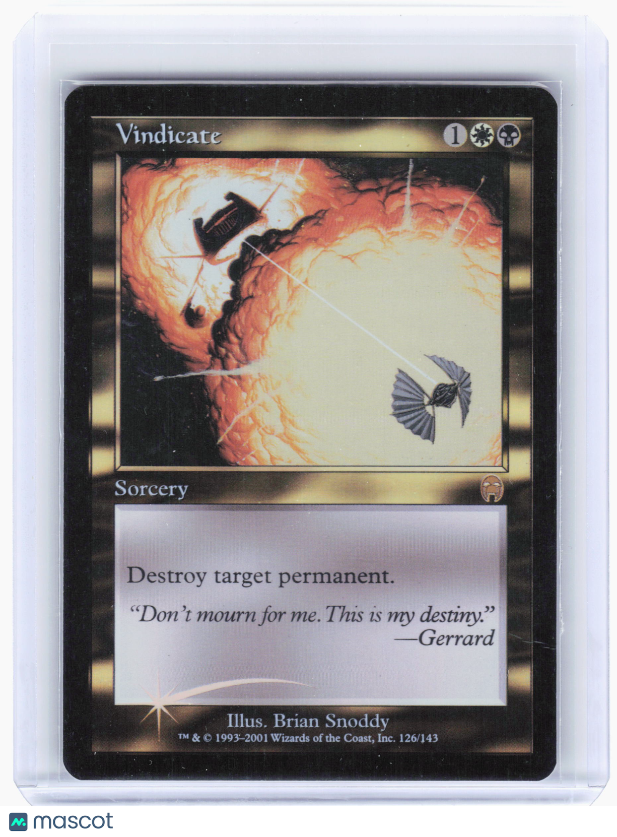 2001 Magic: The Gathering—Vindicate #126/143 Apocalypse—Foil [Moderately Played]