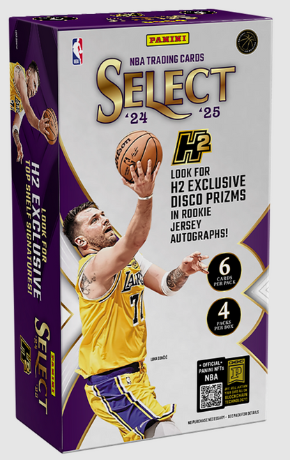 2024-2025 Panini Select H2 Basketball Hobby Box - Papa Joey's Collectibles