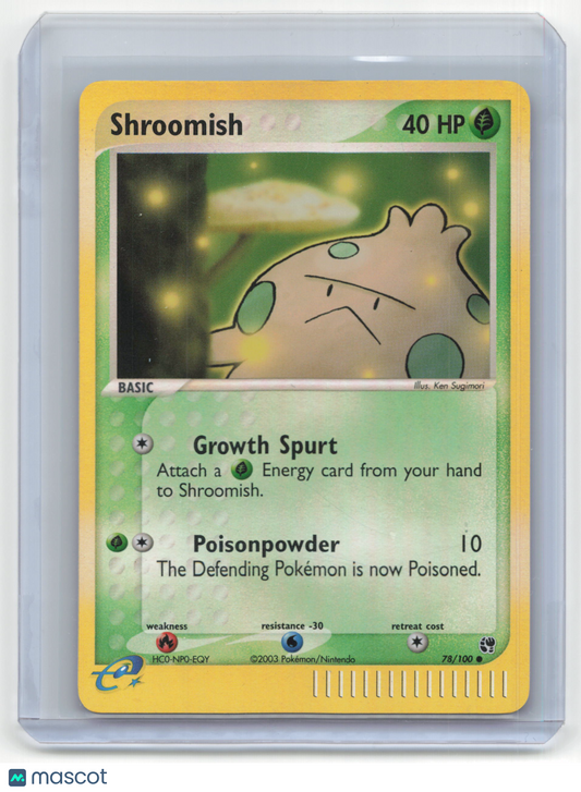 2003 Pokemon Shroomish Sandstorm #78/100 Lightly Played