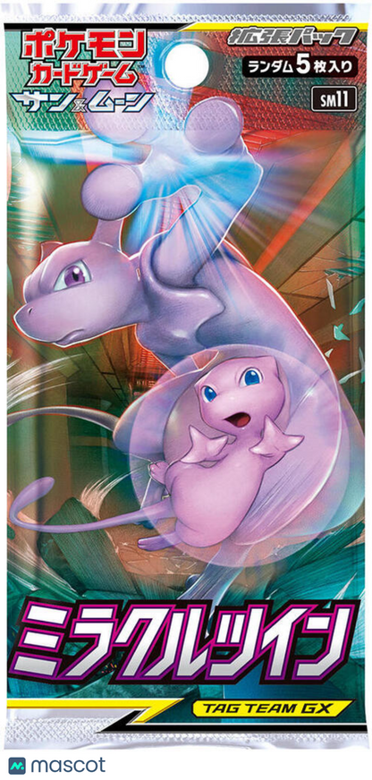 2019 Pokemon Sun & Moon Miracle Twin (Unified Minds) Japanese Booster Pack - Papa Joey's Collectibles