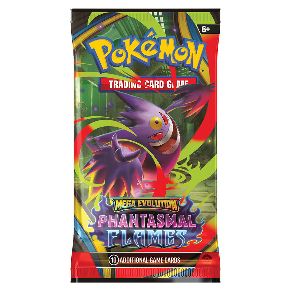 2025 Pokemon Mega Evolution Phantasmal Flames Booster Pack