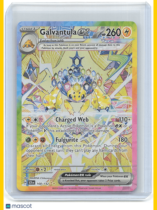 2016 Pokemon Galvantula #168/142