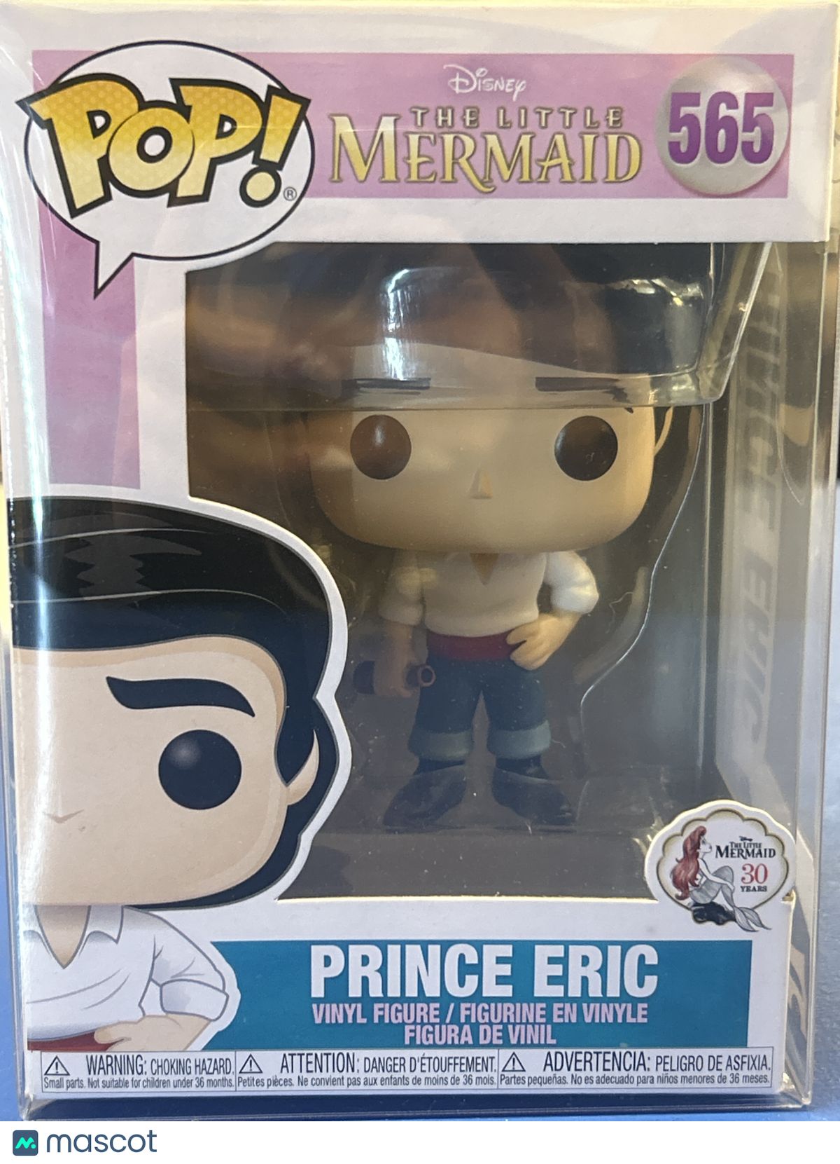 POP! Disney—The Little Mermaid—Prince Eric #565—(Sticker 1) (Sticker 2) (etc.)