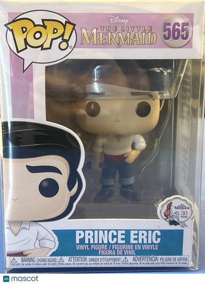POP! Disney—The Little Mermaid—Prince Eric #565—(Sticker 1) (Sticker 2) (etc.)