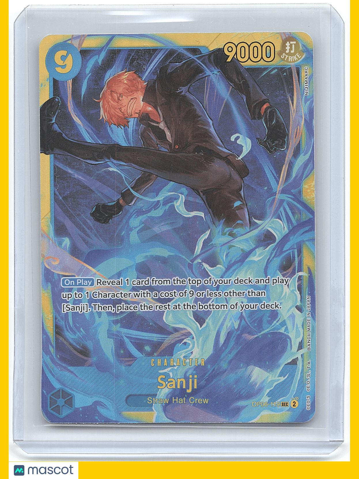 2023 One Piece Sanji #ST02-002 English