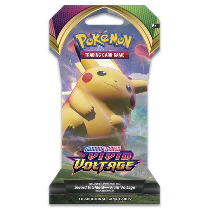 2020 Pokemon Sword & Shield Vivid Voltage Sleeved Booster Pack - Papa Joey's Collectibles