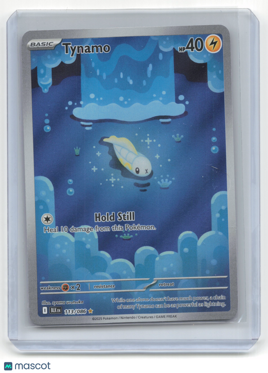 2025 Pokemon Tynamo Black Bolt #113/86 Near Mint