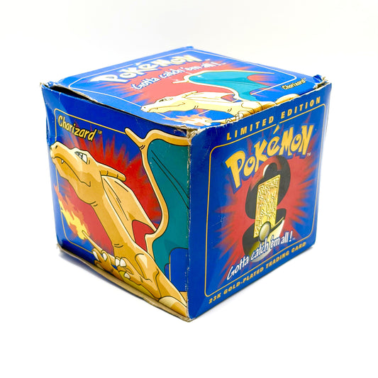 1999 Pokémon Burger King: Charizard #6 Limited Edition 23K Gold-Plated Trading Card [Sealed]