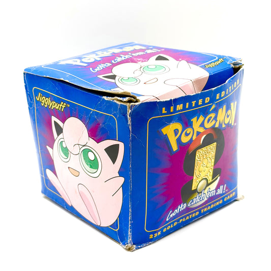 1999 Pokémon Burger King: Jigglypuff #39 Limited Edition 23K Gold-Plated Trading Card [Sealed]