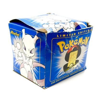 1999 Pokémon Burger King: Mewtwo #150 Limited Edition 23K Gold-Plated Trading Card [Sealed]