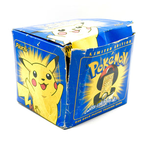 1999 Pokémon Burger King: Pikachu #25 Limited Edition 23K Gold-Plated Trading Card [Sealed]