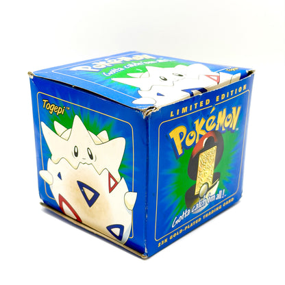 1999 Pokémon Burger King: Togepi Limited Edition 23K Gold-Plated Trading Card [Sealed]