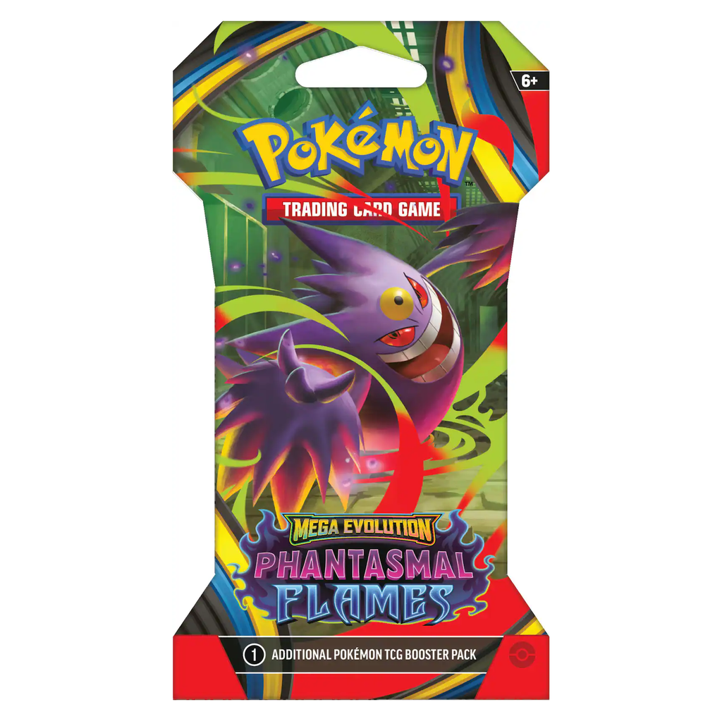 Pokémon TCG: Mega Evolution—Phantasmal Flames Sleeved Booster Pack