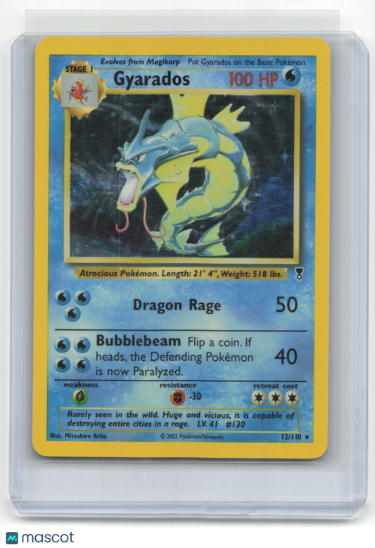 2002 Pokemon TCG Gyarados Legendary Collection #12/110 Heavily Played Holo