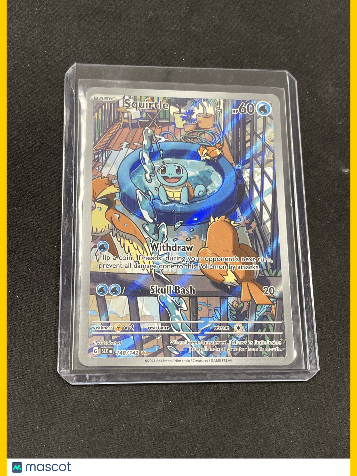 2021 Pokemon Squirtle #SV007/SV122 Holo