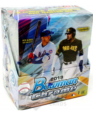 2019 Bowman Chrome Baseball Hobby Box