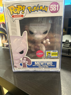 POP! Games—Pokemon—Mewtwo #581—(Flocked)(2020 SDCC)