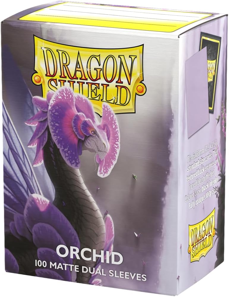 Dragon Shield Standard 20 Pt. Orchid Matte Card Sleeves
