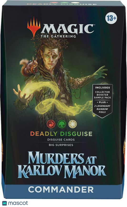 Magic The Gathering Deadly Disquise (Murders at Karlov Manor) Commander Deck