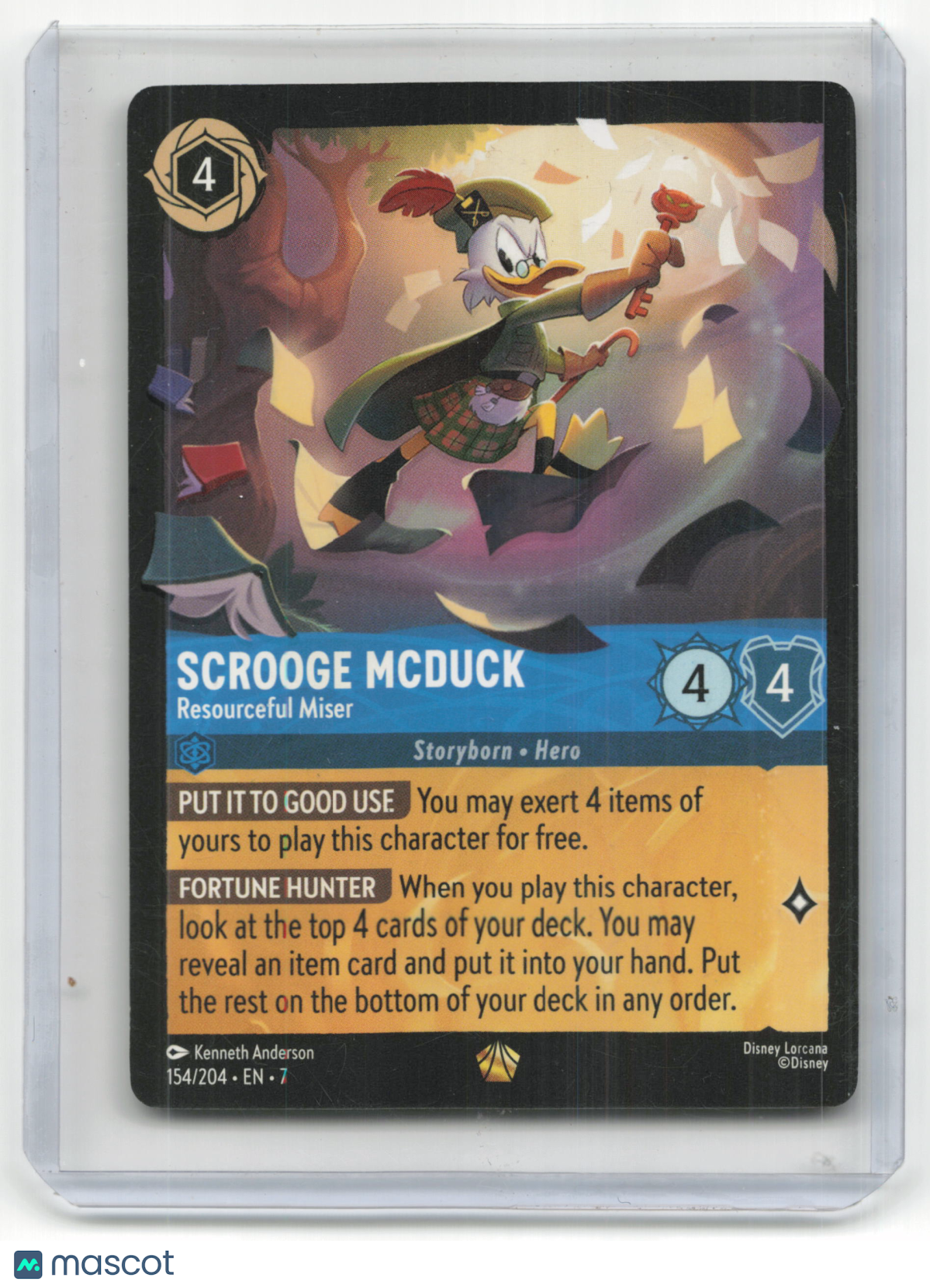 2025 Lorcana Scrooge McDuck Archazia's Island #154/204 English