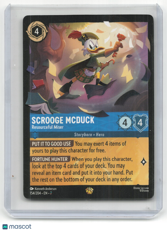 2025 Lorcana Scrooge McDuck Archazia's Island #154/204 English