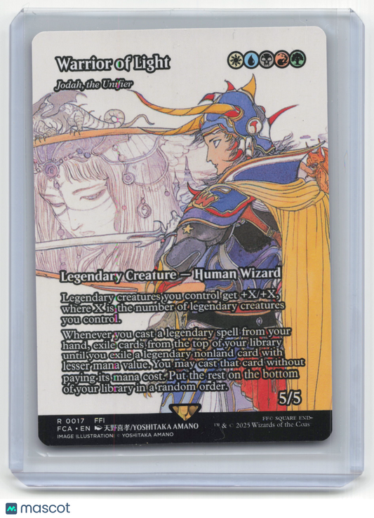 2025 Magic: The Gathering Warrior of Light Final Fantasy #R 0017