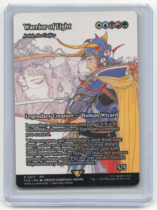 2025 Magic: The Gathering Warrior of Light Final Fantasy #R 0017