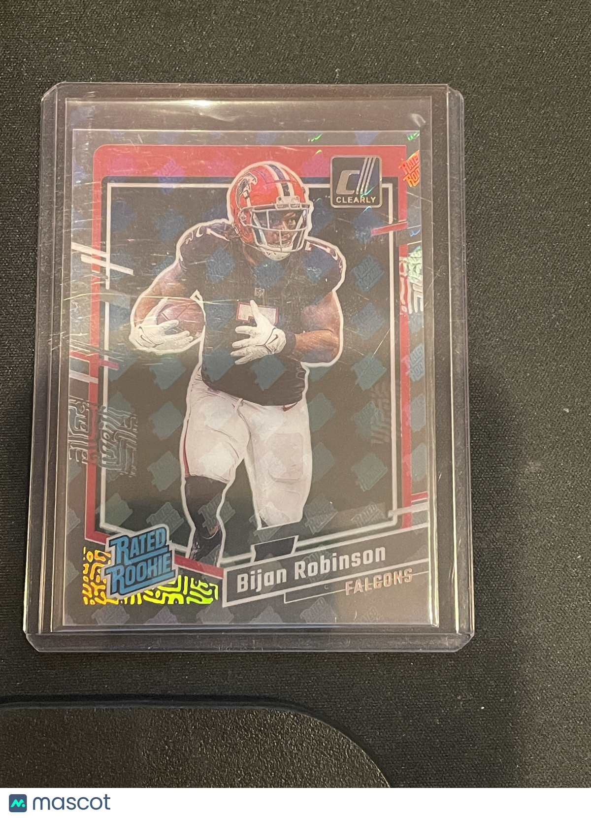 2023 Clearly Donruss Football Bijan Robinson SSP Silver #53