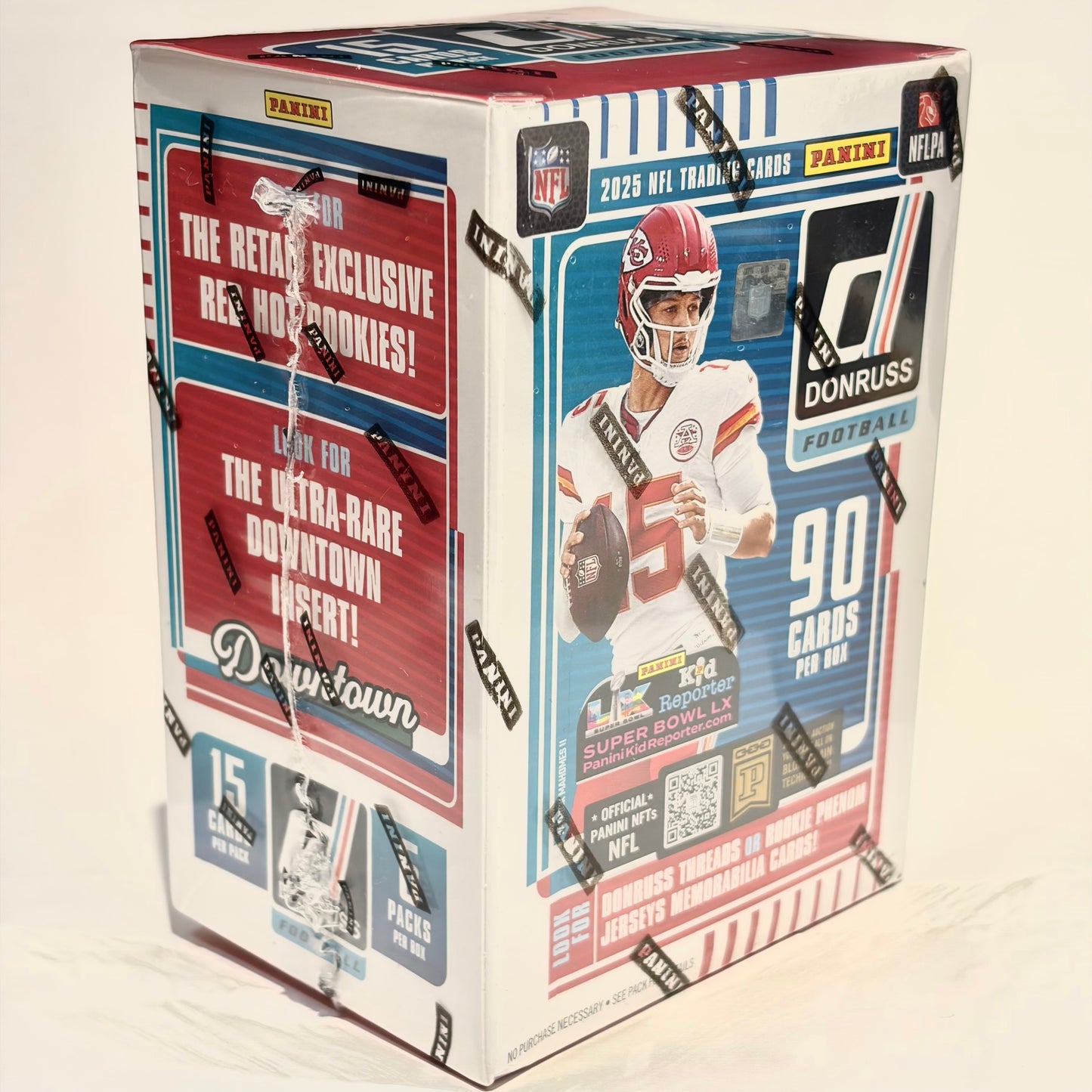 2025 Panini Donruss Football "Red Hot" Retail Exclusive Blaster Box