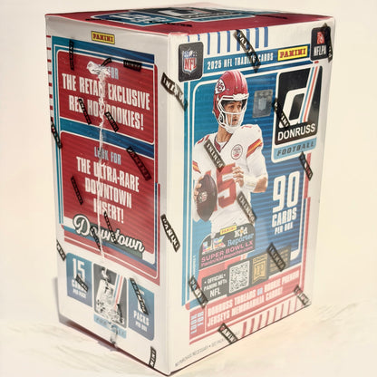 2025 Panini Donruss Football "Red Hot" Retail Exclusive Blaster Box